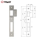 euro mortise door lock